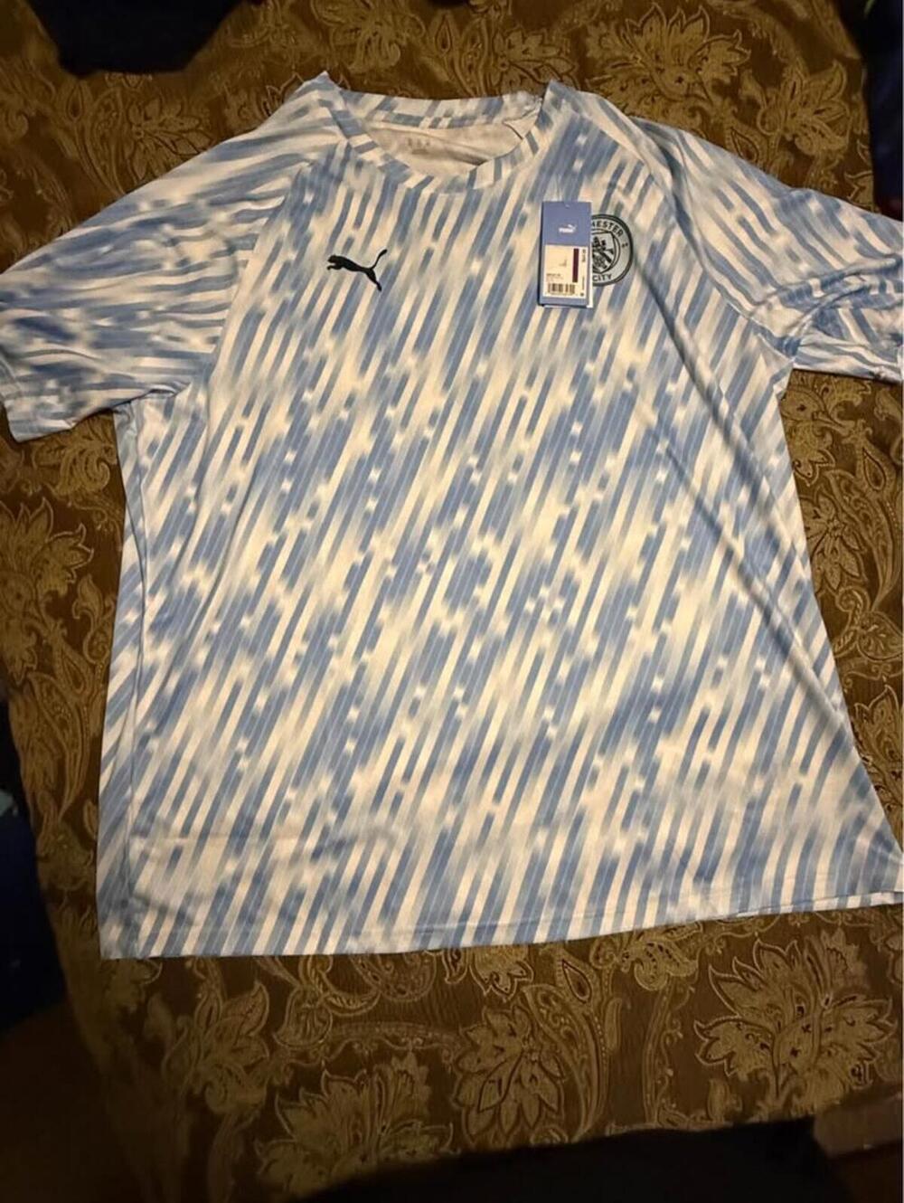 XXL Real Puma Manchester City 25/26 Pre-Match Jersey NWT